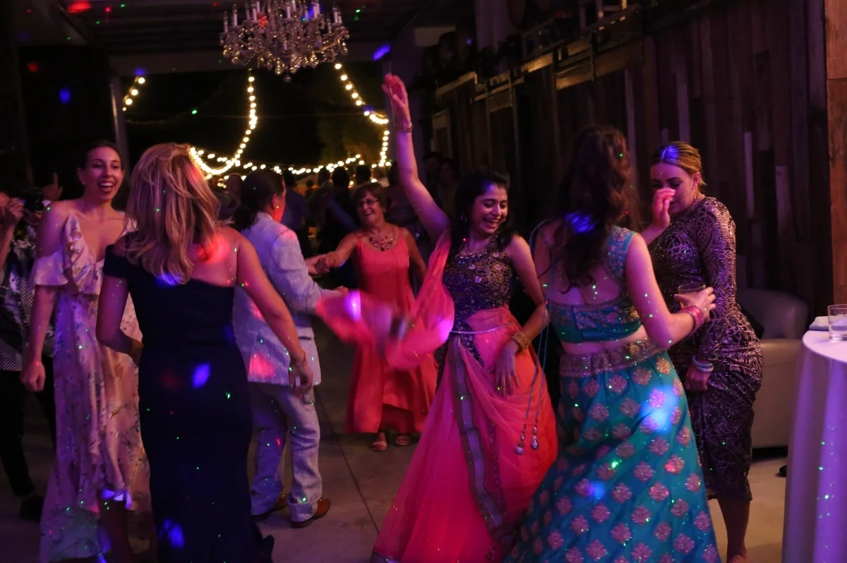 Dance floor, wide shot